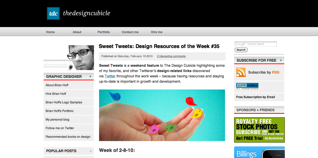 Interview With Brian Hoff of The Design Cubicle